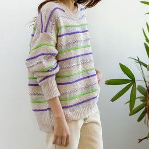 [Brand New] Multi Color Lining Knit
